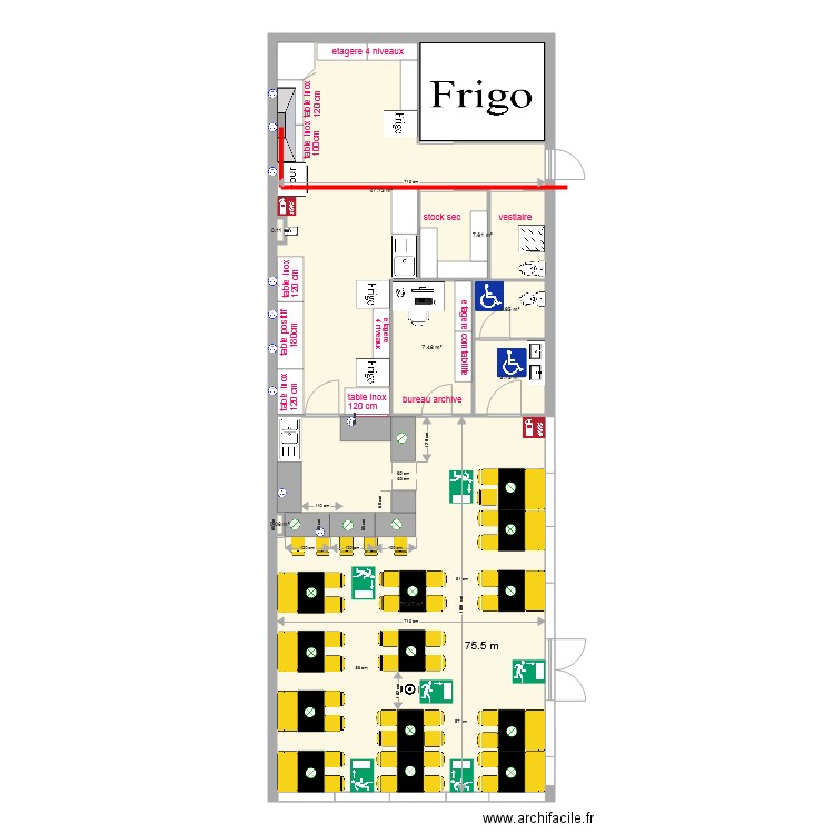 patisserie passion 9. Plan de 0 pièce et 0 m2