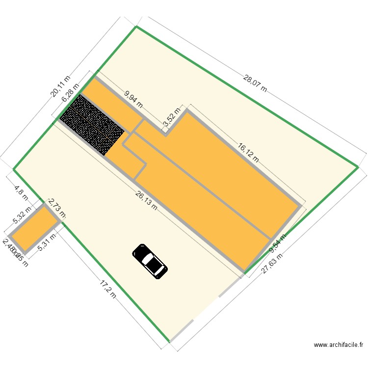 plan de masse watel . Plan de 2 pièces et 211 m2