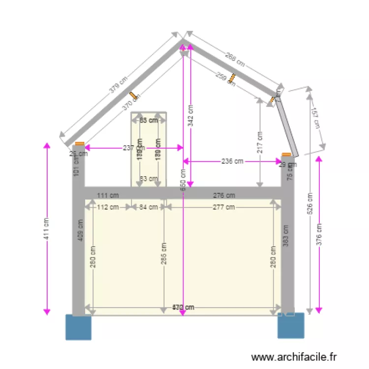 Esquenne 5 coupe toiture final. Plan de Esquenne 5 coupe toiture final. Plan de