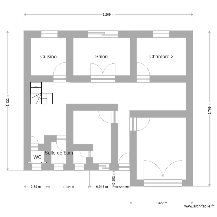 maison s&eacute;n&eacute;gal. Plan de 