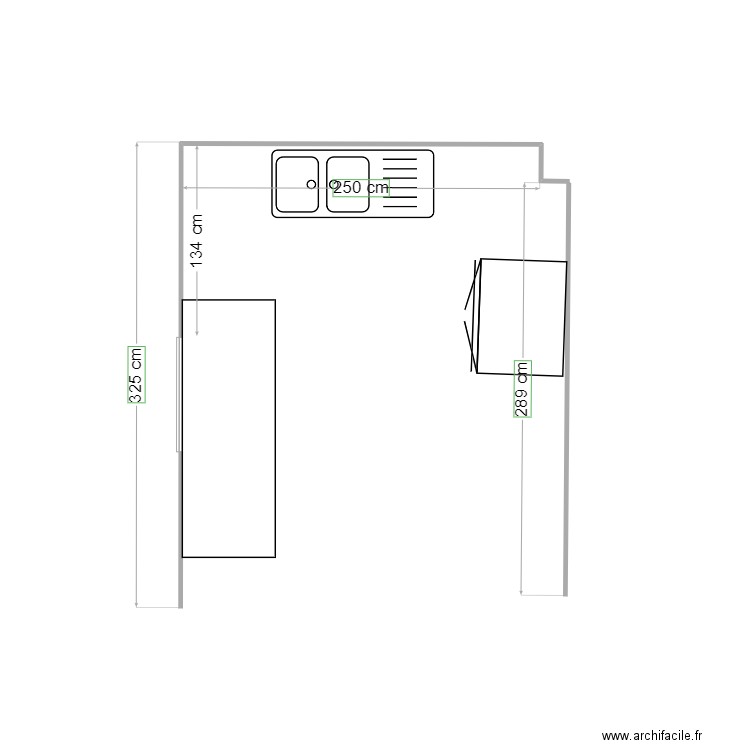 cuisine. Plan de 0 pièce et 0 m2