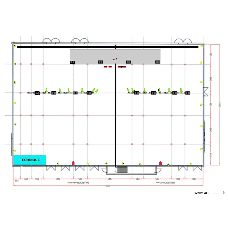 Geneva 1 et 2 Plénière vue de dessus. Plan de 0 pièce et 0 m2