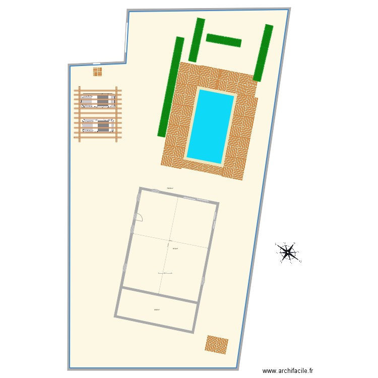 lecci flo nico 2. Plan de 3 pièces et 1014 m2