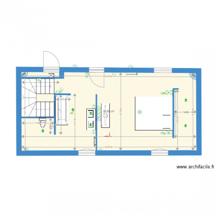 Mansart gauche 07092016. Plan de 0 pièce et 0 m2