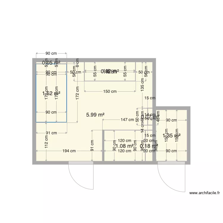 salle de bain final. Plan de salle de bain final. Plan de