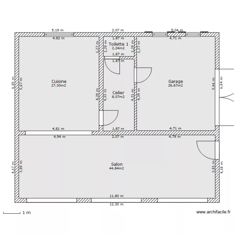 Guillebezy 1. Plan de Guillebezy 1. Plan de