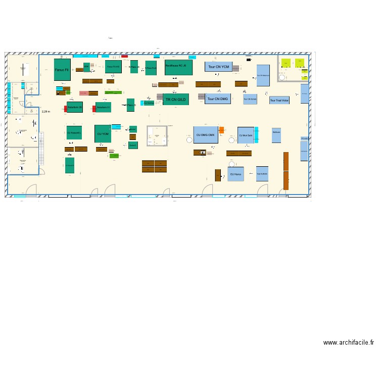 Locaux Version FINITION 19 DECEMBRE 2021. Plan de 19 pièces et 2160 m2