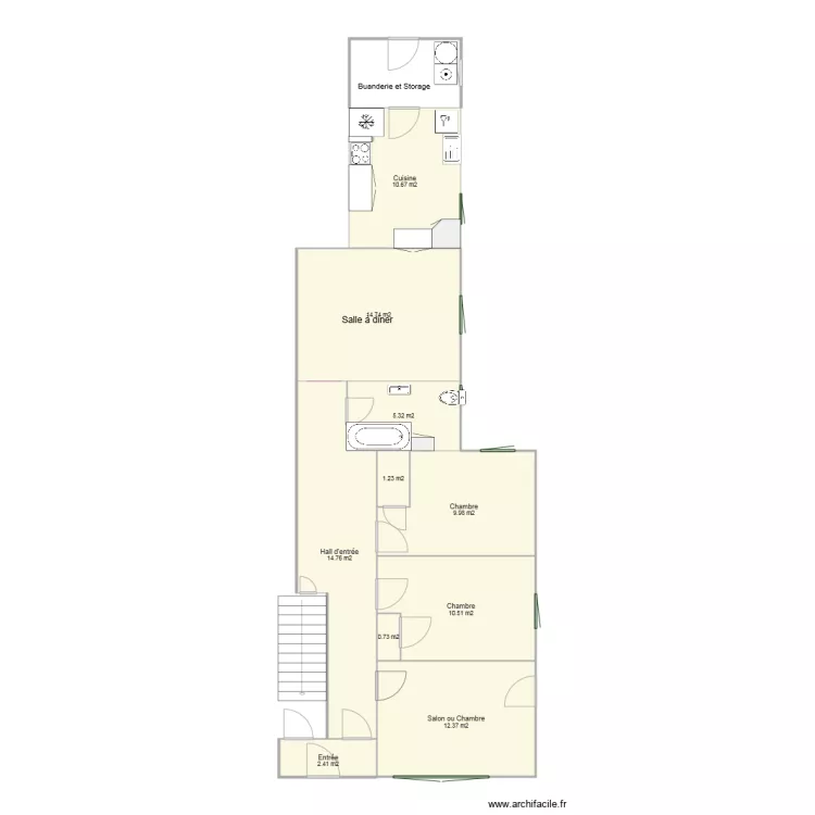 45 Ste Anne. Plan de 45 Ste Anne. Plan de
