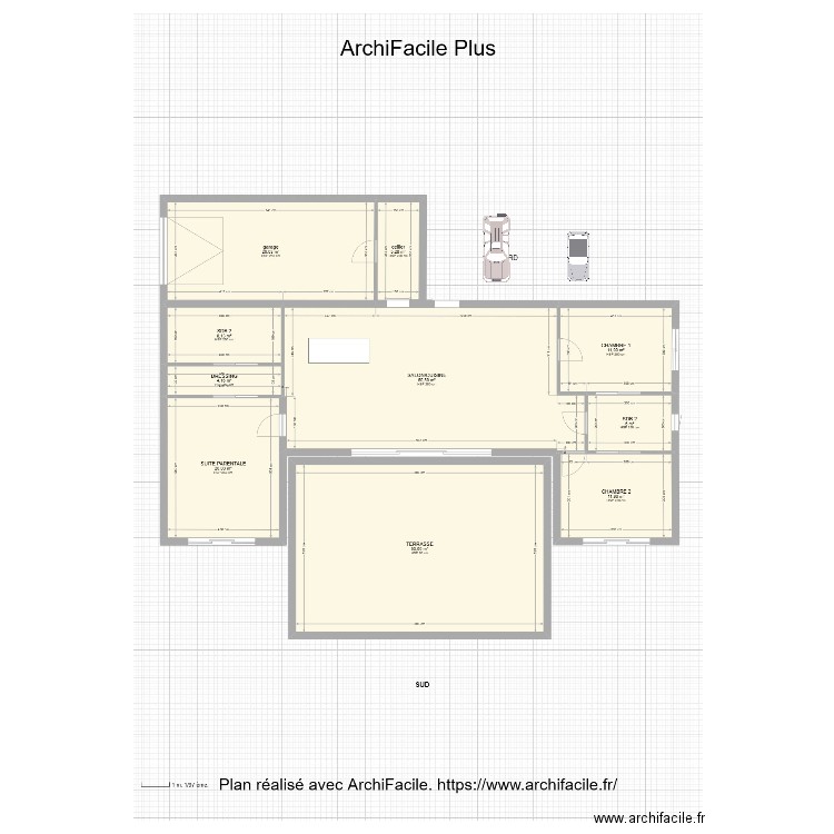 maison U2. Plan de 0 pièce et 0 m2