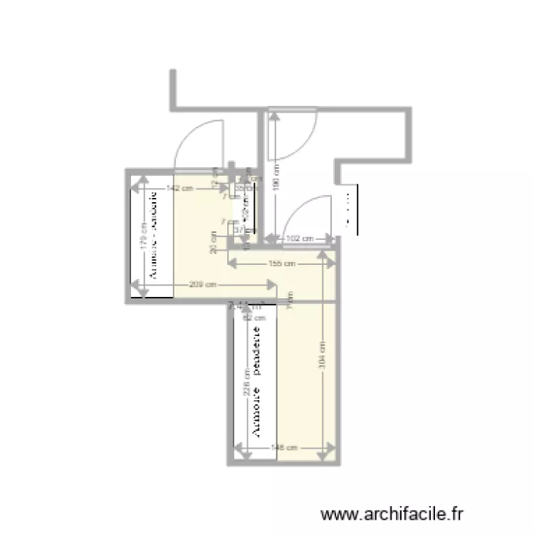 COULOIR VIDE. Plan de COULOIR VIDE. Plan de