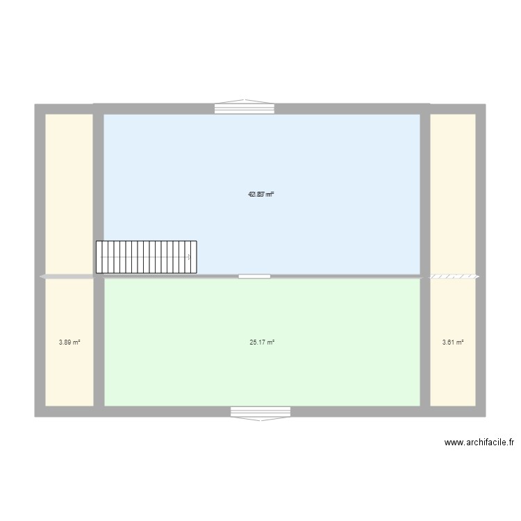 etage. Plan de 0 pièce et 0 m2