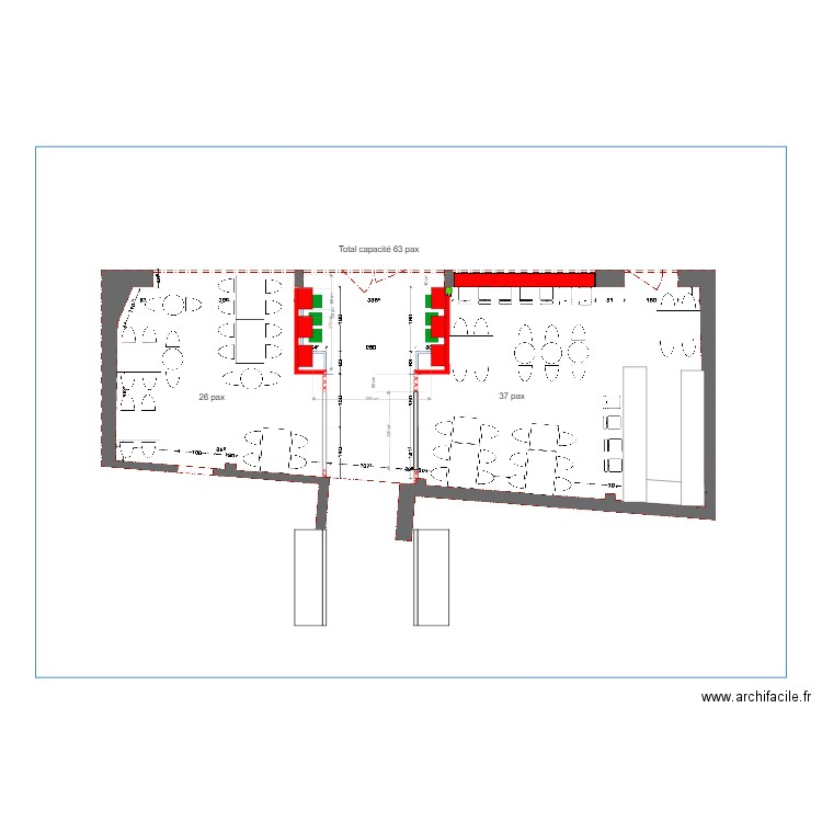 Salle FL Nancy V1. Plan de 0 pièce et 0 m2