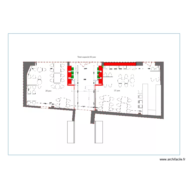 Salle FL Nancy V1. Plan de 