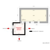 Vue de dessus extension - Issé