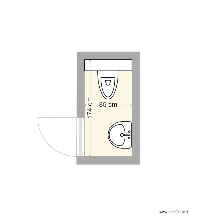 SCHOUE WC. Plan de 0 pièce et 0 m2