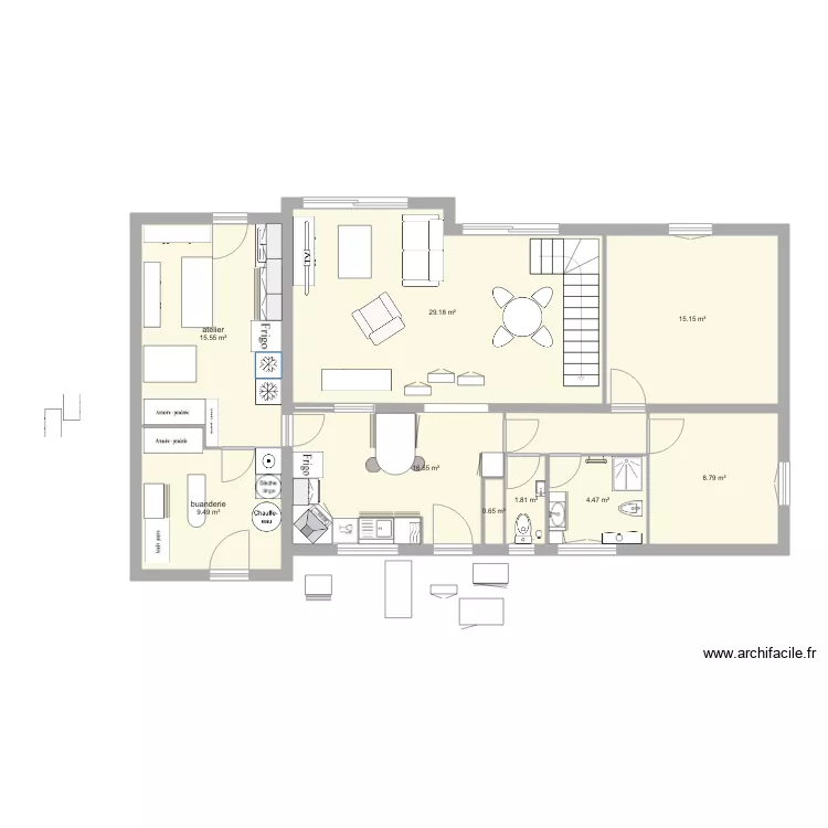 LA ROQUE DE BASE. Plan de 