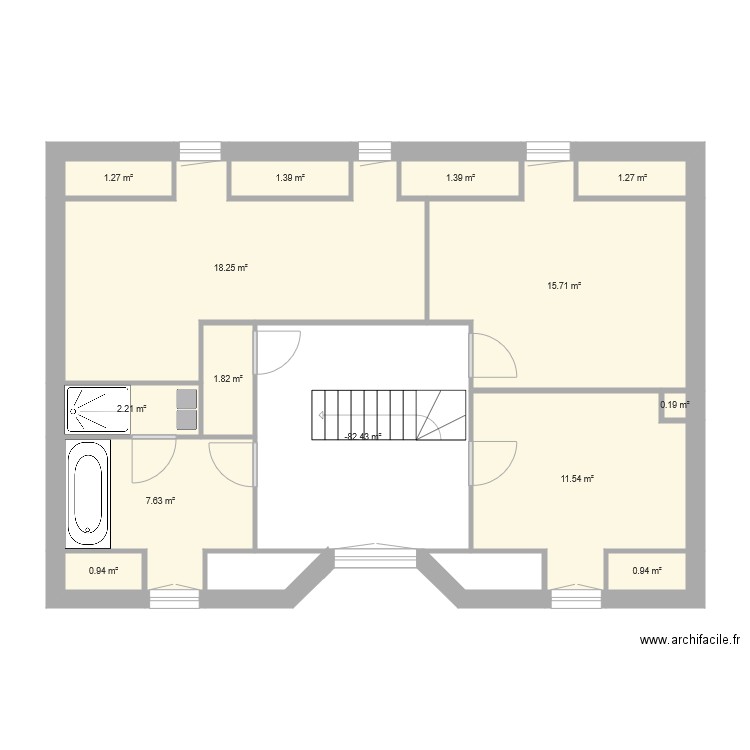 boutigny ETAGE. Plan de 0 pièce et 0 m2