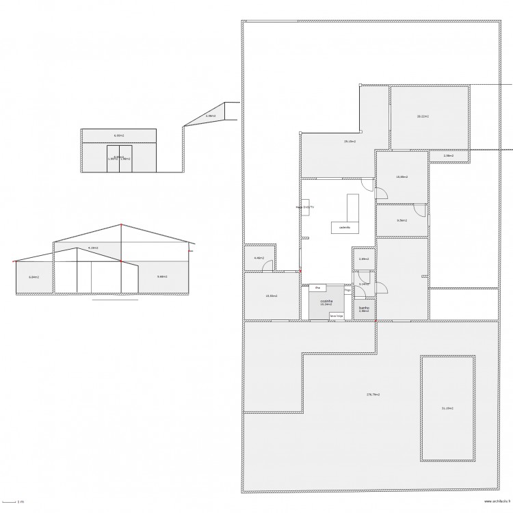 Maison Lubango. Plan de 0 pièce et 0 m2