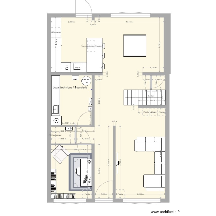 plan6. Plan de 10 pièces et 168 m2