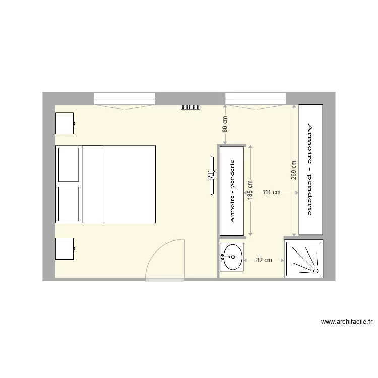 suite parentale. Plan de 