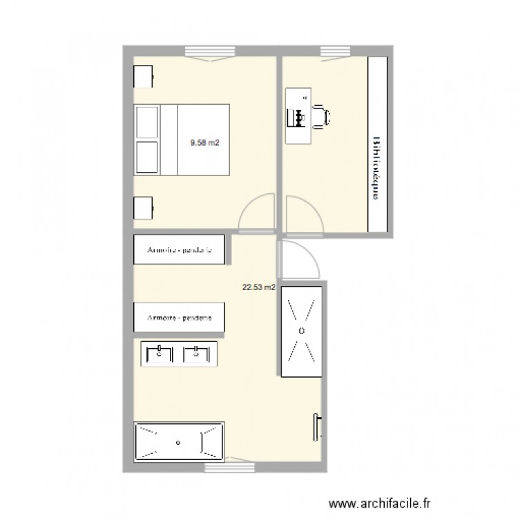 Suite parentale Mumu et Olivier. Plan de 0 pièce et 0 m2