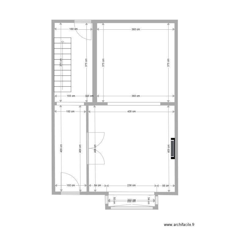 Maison Edoir. Plan de 0 pièce et 0 m2