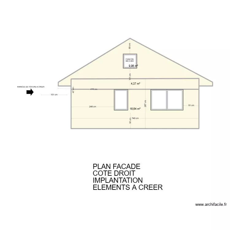 fresnes facade droite 02062023. Plan de 