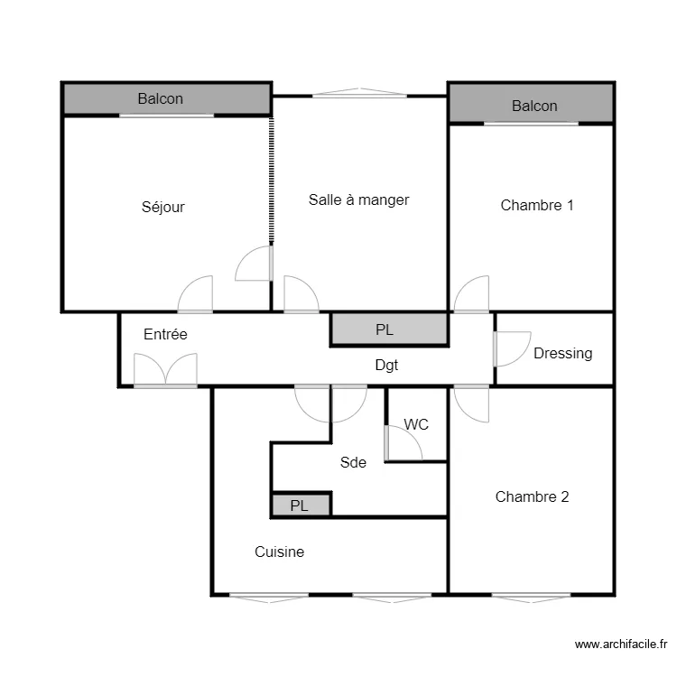Plan Dubois 2306. Plan de 