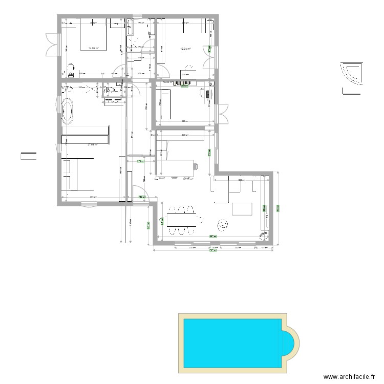 VILLA MOUGINS PROJET FINAL 061120. Plan de 0 pièce et 0 m2