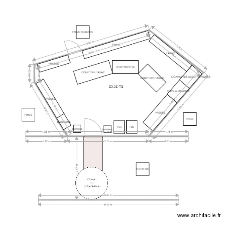 LE TOTEM BLOIS PLAN PROJET. Plan de 0 pièce et 0 m2