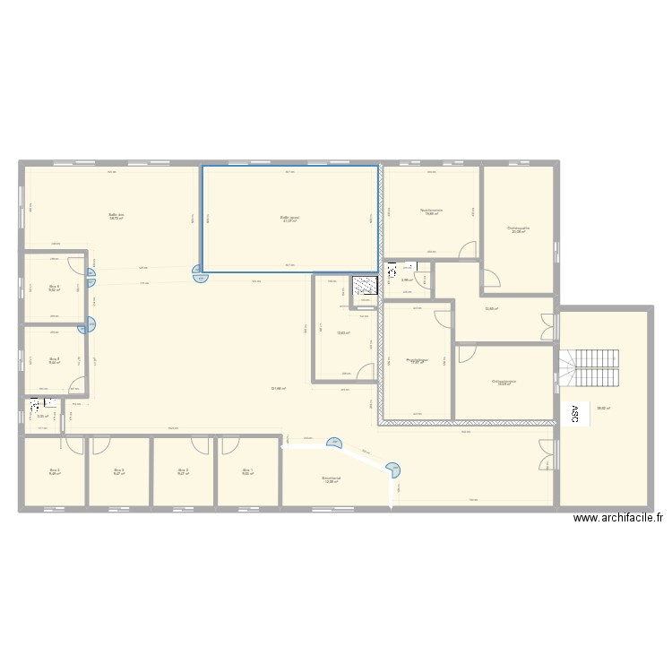 etage 1. Plan de 0 pièce et 0 m2