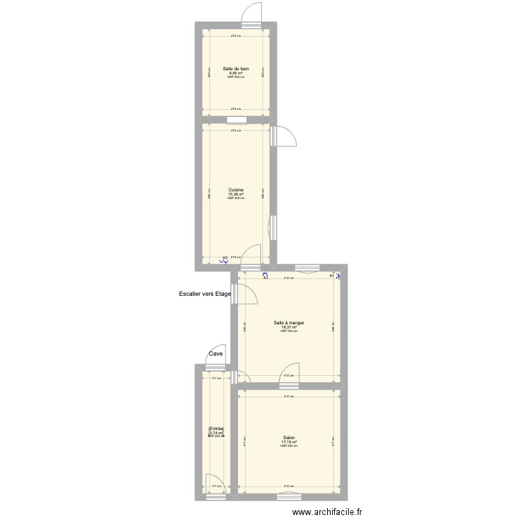 RDC ( Alison Dropsy ). Plan de 0 pièce et 0 m2