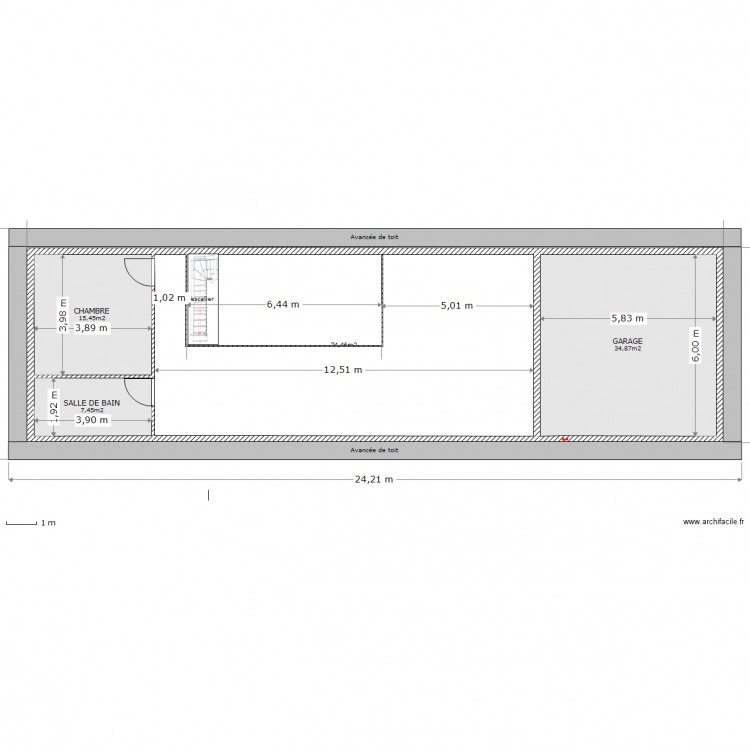 Etage 100e . Plan de 0 pièce et 0 m2