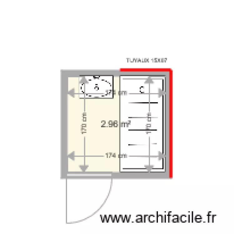 WANTIER CARENNE . Plan de 