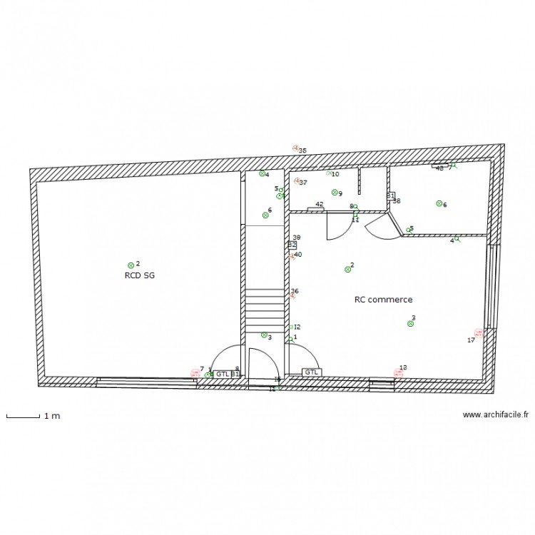 RdeC eclairage. Plan de 0 pièce et 0 m2