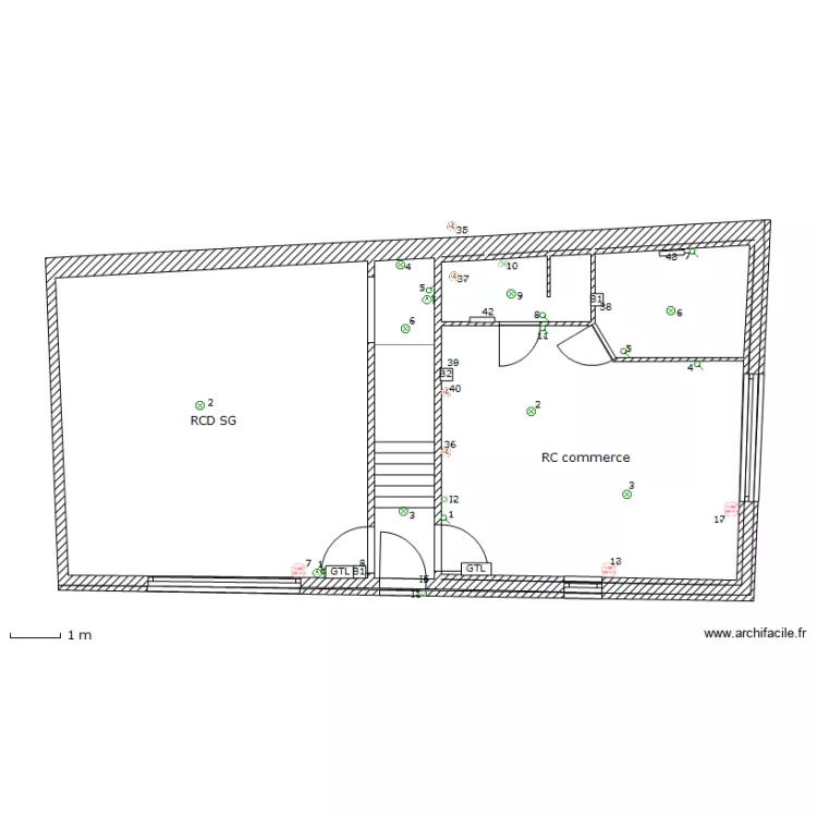 RdeC eclairage. Plan de 