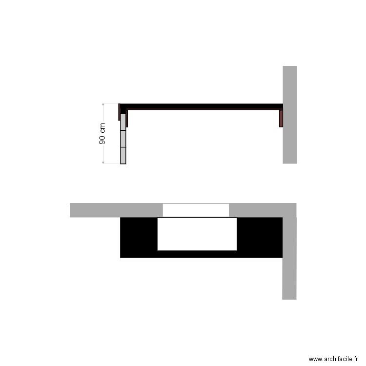 plan de travail. Plan de 0 pièce et 0 m2