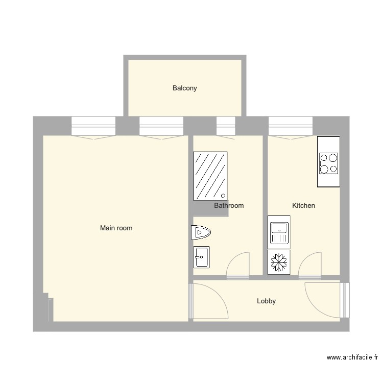 LEH71 WE20 HH 2 OG rechts. Plan de 0 pièce et 0 m2