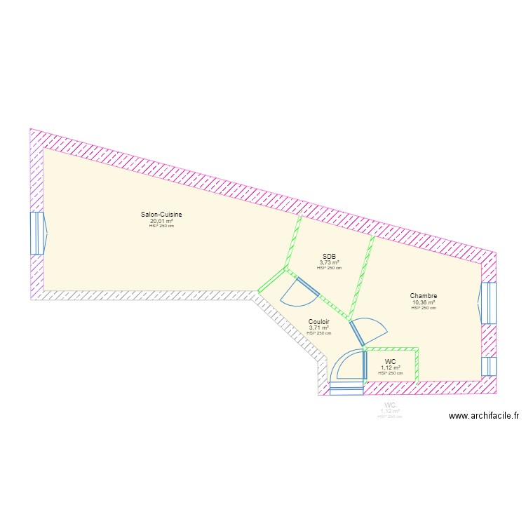 22-09 DAlembert RDC V07. Plan de 0 pièce et 0 m2
