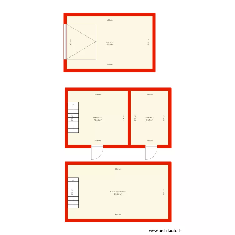 BI 4313 annexes c&ocirc;t&eacute;s. Plan de 