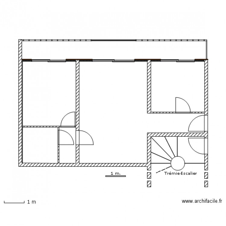 Etat actuel 2015 avec ok porte salon OK. Plan de 0 pièce et 0 m2