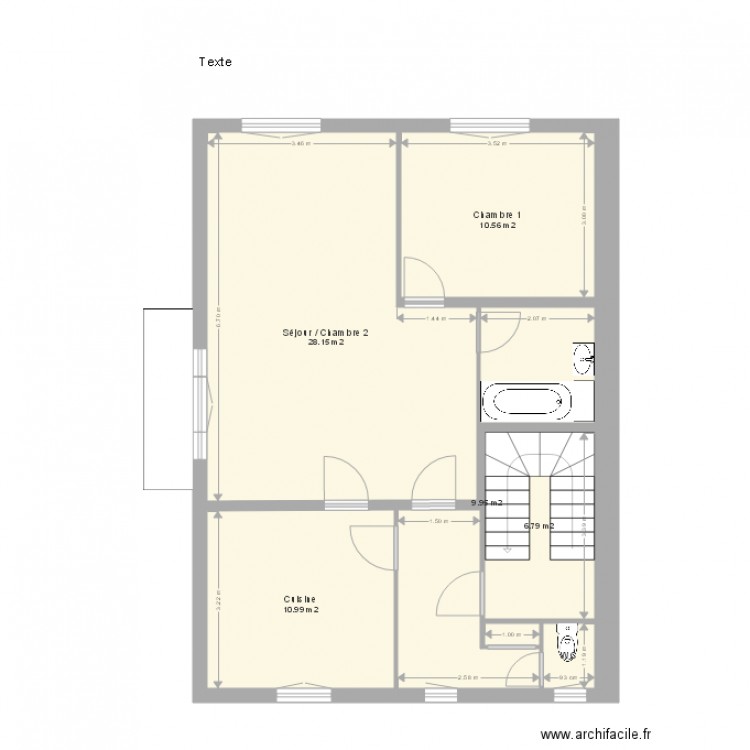 Chateau 1er étage final. Plan de 0 pièce et 0 m2