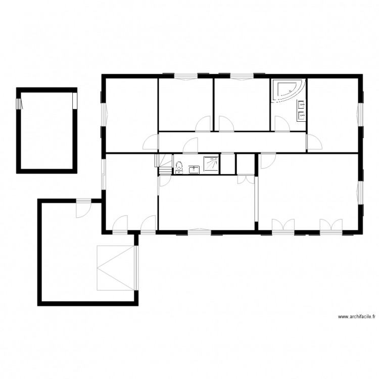 villa Briscous. Plan de 0 pièce et 0 m2