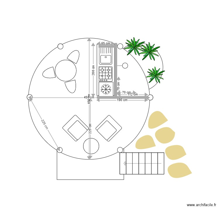 cabana  o ninho rez. Plan de 0 pièce et 0 m2