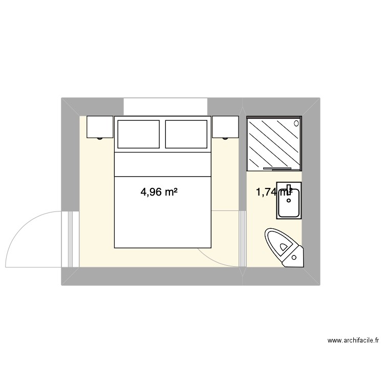 Dependance. Plan de 0 pièce et 0 m2