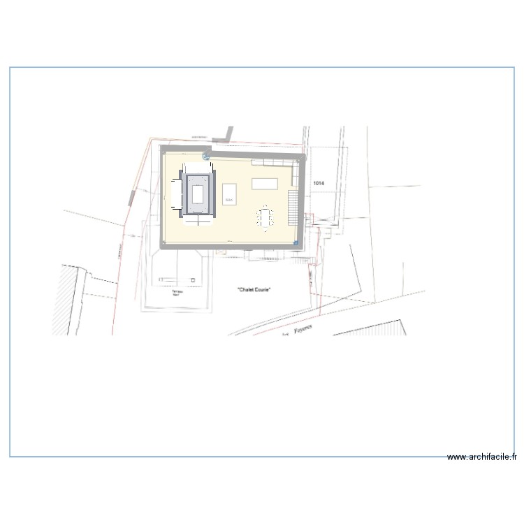 The Ecurie. Plan de 1 pièce et 127 m2