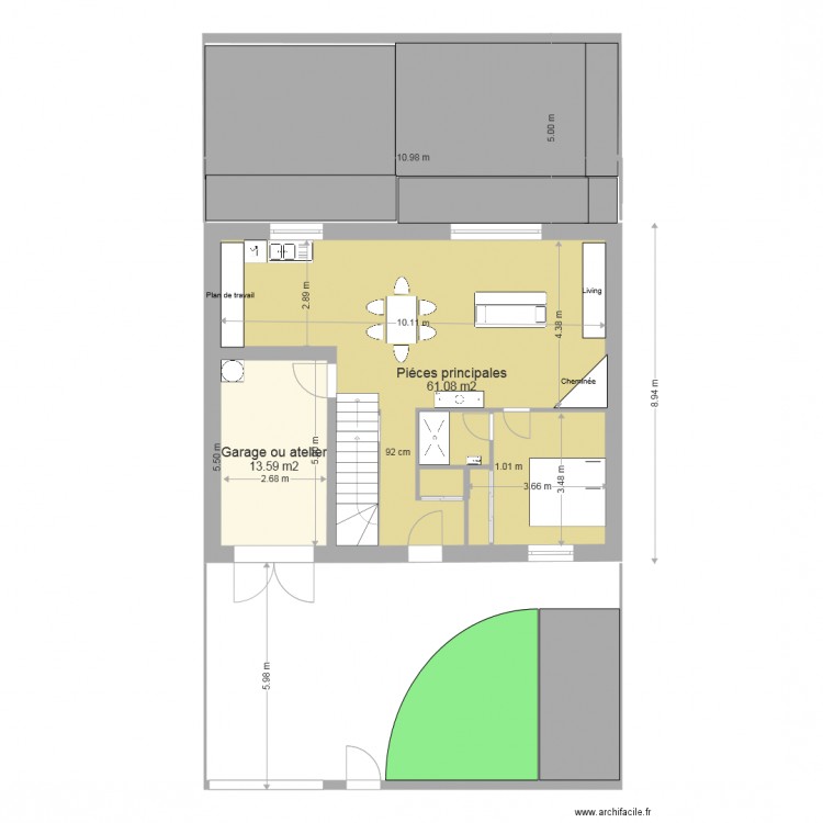 buchet Variante. Plan de 0 pièce et 0 m2