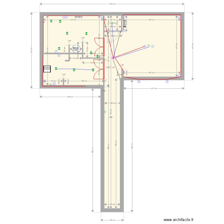 TURLAIS CORDE. Plan de 0 pièce et 0 m2