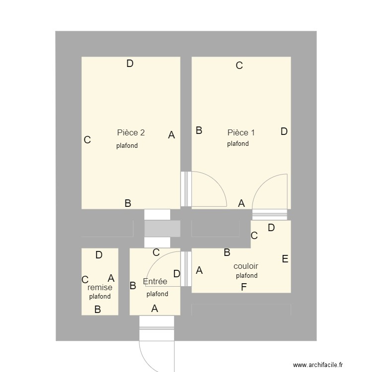 Blockhaus. Plan de 0 pièce et 0 m2