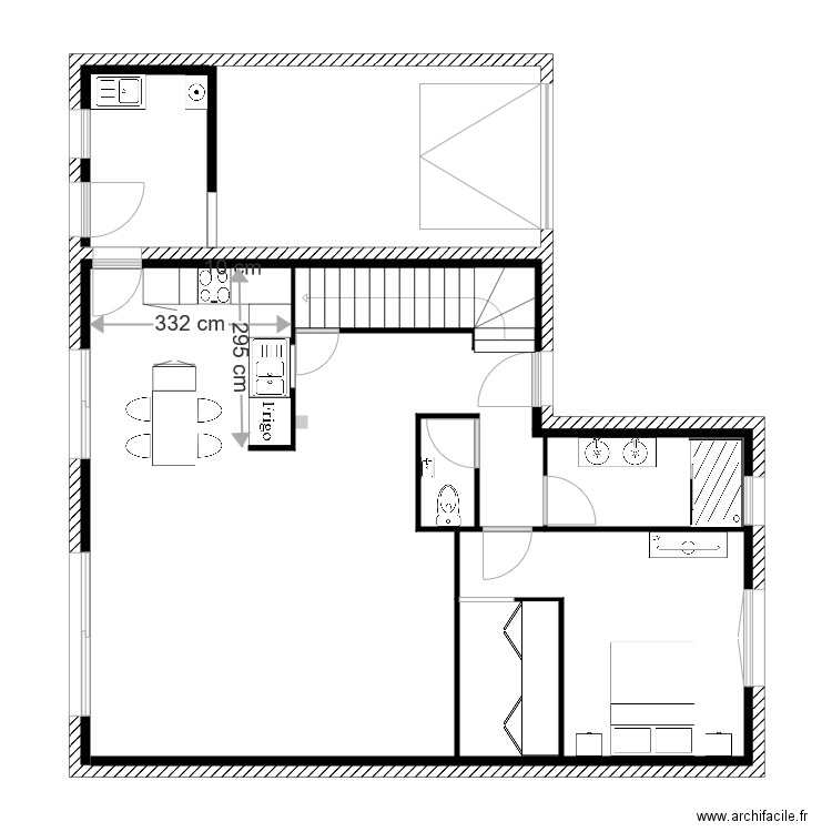 Rez de chaussée. Plan de 0 pièce et 0 m2